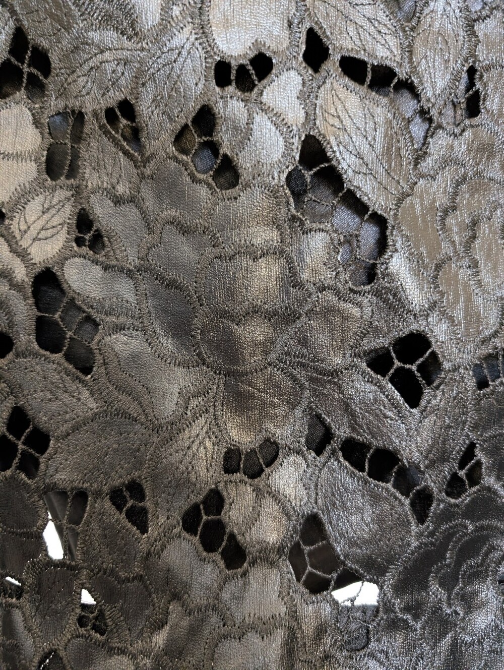 bebe Black Floral Lace Mini Dress - Picture 8 of 9